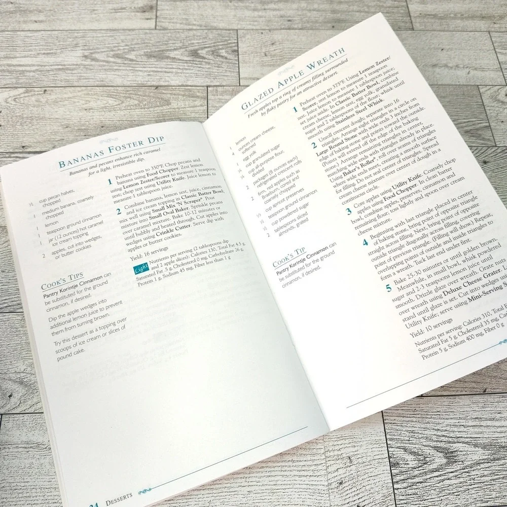 Pampered Chef‎ Seasons Best 2004 Spring Summer Recipe Booklet